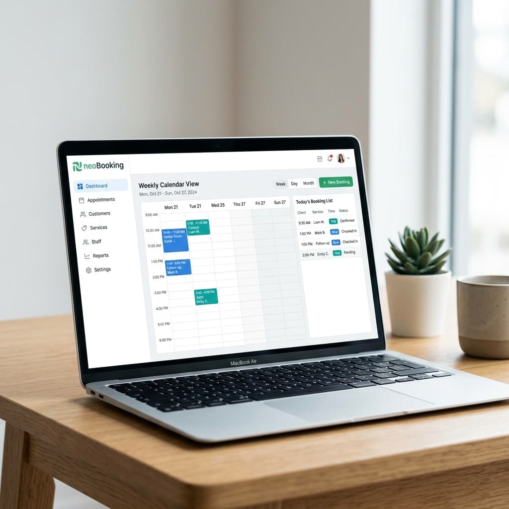 neoBooking Appointment Dashboard