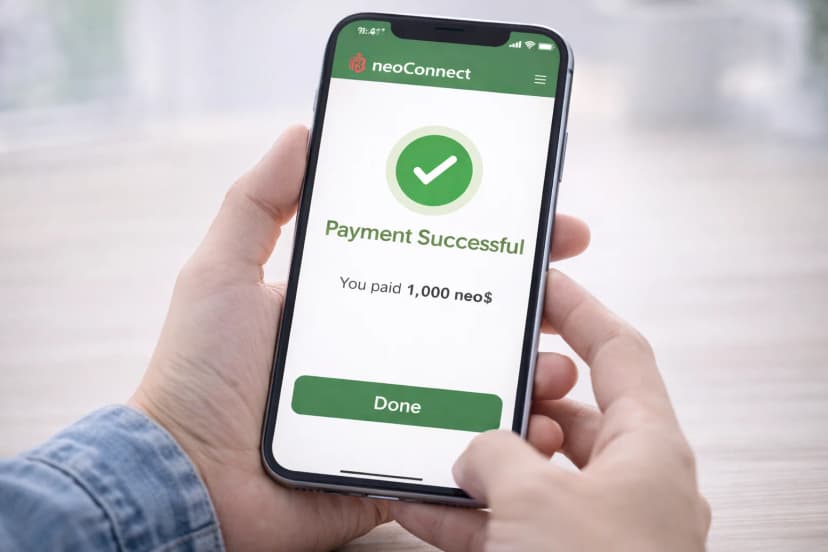 neoConnect Transaction View